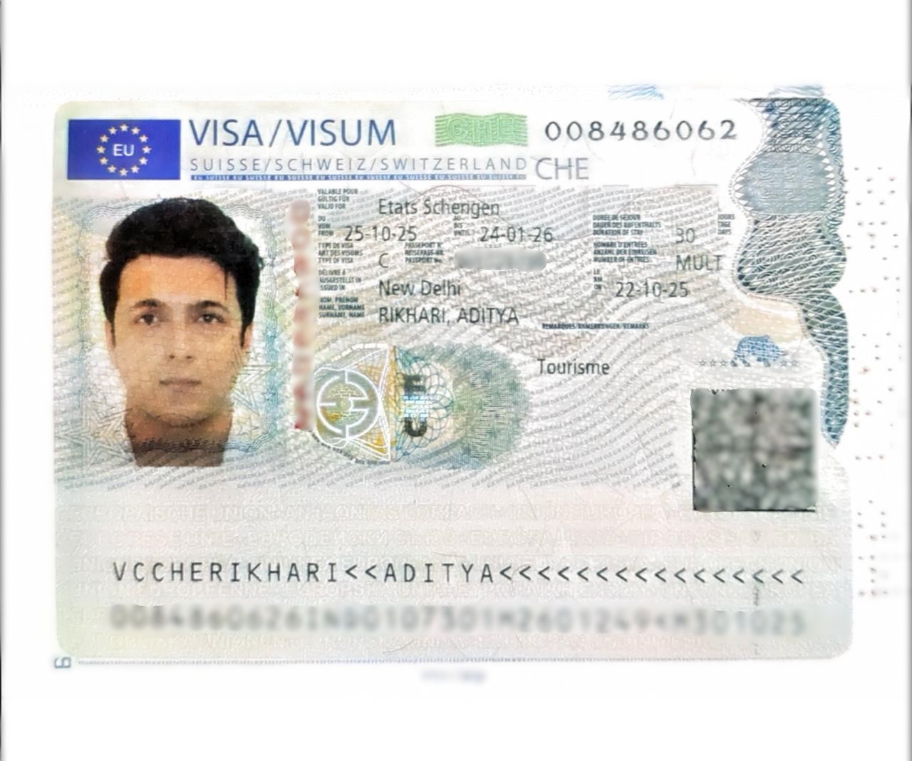 Aditya Rikhari Visa